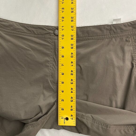 LL Bean Cargo Pants Lightweight Adjustable Waist Brown Gray Gorpcore Womens 16P - Picture 7 of 10